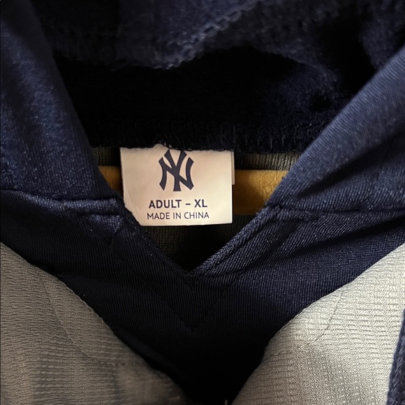 Gray and Navy New York Hoodie - Picture 2 of 8